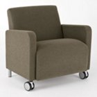Ravenna Big & Tall Mobile Guest Chair, LES-Q1601C8 Ravenna Big & Tall Mobile Guest Chair, LES-Q1601C8