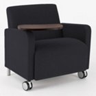 Ravenna Big & Tall Mobile Guest Chair with Tablet Arm, LES-Q1631C8 Ravenna Big & Tall Mobile Guest Chair with Tablet Arm, LES-Q1631C8