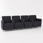Ravenna Four Seater with Center Arms, LES-Q4403G8 Ravenna Four Seater with Center Arms, LES-Q4403G8