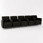 Ravenna Five Seater with Center Arms, LES-Q5403G8 Ravenna Five Seater with Center Arms, LES-Q5403G8