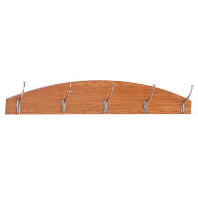 Contemporary Five Hook Coat Rack, LES-X1405H1