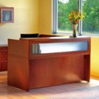 Aberdeen L Shaped Modern Receptionist Desk, MAL-AT36 Aberdeen L Shaped Modern Receptionist Desk, MAL-AT36