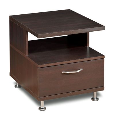 Eclipse Espresso End Table with Drawer, MEG-450408