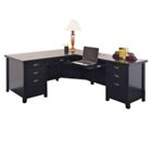 Tribeca Loft Black Right Return L-Desk, MRN-10282 Tribeca Loft Black Right Return L-Desk, MRN-10282