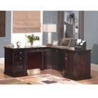 Fulton Espresso Compact L-Desk with Right Return, OFG-LD0005 Fulton Espresso Compact L-Desk with Right Return, OFG-LD0005