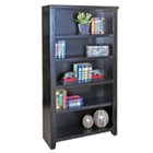 Tribeca Loft Black Five Shelf Open Bookcase - 60" H, MRN-10270 Tribeca Loft Black Five Shelf Open Bookcase - 60" H, MRN-10270
