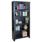 Tribeca Loft Black Five Shelf Open bookcase - 70" H, MRN-10280 Tribeca Loft Black Five Shelf Open bookcase - 70" H, MRN-10280
