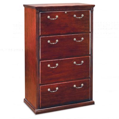 Huntington Cherry Four Drawer Lateral File, MRN-HCR454