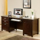 Tribeca Loft Cherry Computer Credenza, MRN-TLC689 Tribeca Loft Cherry Computer Credenza, MRN-TLC689