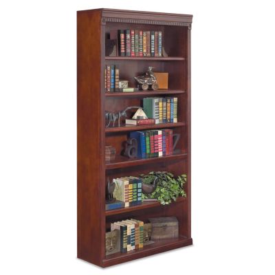 Huntington Cherry Six Shelf Bookcase - 72"H, MRT-HCR3672
