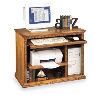 Wheat Oak Mobile Computer Cart, MRT-HO110W
