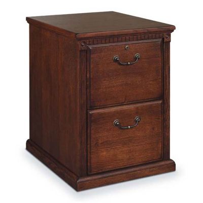 Burnished Oak Two Drawer Vertical File, MRT-HO201B