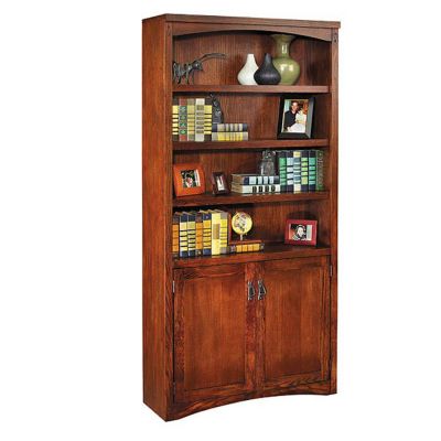 Mission Pasadena Bookcase with Doors, MRT-MP3672D