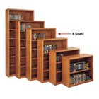Medium Oak Five Shelf Bookcase, MRT-OB3660 Medium Oak Five Shelf Bookcase, MRT-OB3660