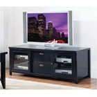 Tribeca Loft Black Glass Door TV Stand, MRT-TL357 Tribeca Loft Black Glass Door TV Stand, MRT-TL357