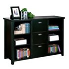 Tribeca Loft Black Three Drawer File and Bookcase - 60" W, MRT-TL504 Tribeca Loft Black Three Drawer File and Bookcase - 60" W, MRT-TL504