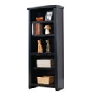 Tribeca Loft Black Five Shelf Open Bookcase - 61" H, MRT-TL600 Tribeca Loft Black Five Shelf Open Bookcase - 61" H, MRT-TL600