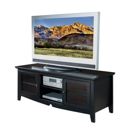 Ebony Flat Panel TV Stand, OFF-TV0860FBK