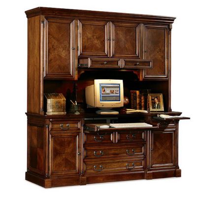 Mount View Traditional Credenza with Hutch, OFG-CH0004