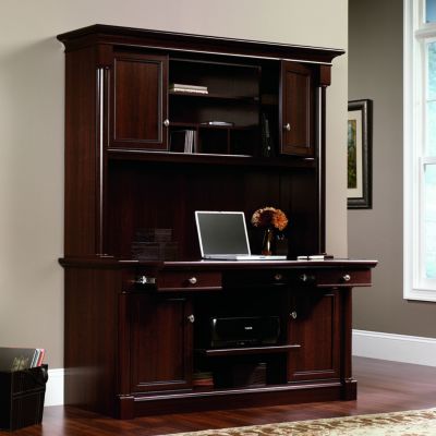 Palladia Laptop Credenza with Hutch, OFG-CH0041