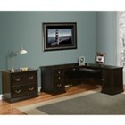 Fulton Espresso Compact L-Desk with Lateral File, OFG-EX0003 Fulton Espresso Compact L-Desk with Lateral File, OFG-EX0003
