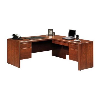 Cornerstone Reversible L-Desk with Laptop Drawer, OFG-LD0001