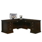 Fulton Espresso Executive L-Desk with Right Return, OFG-LD0060 Fulton Espresso Executive L-Desk with Right Return, OFG-LD0060