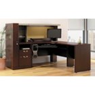 Quantum Right L-Desk with Hutch and Storage Tower, OFG-LD0084 Quantum Right L-Desk with Hutch and Storage Tower, OFG-LD0084