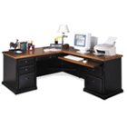 Southampton Onyx L-Desk with Right Return, OFG-LD1163 Southampton Onyx L-Desk with Right Return, OFG-LD1163