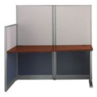 Hansen Cherry Workstation with Panels, OFG-MS2602 Hansen Cherry Workstation with Panels, OFG-MS2602
