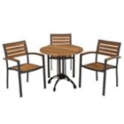 Teak Outdoor Table and Chairs Set, OFG-TS0008 Teak Outdoor Table and Chairs Set, OFG-TS0008
