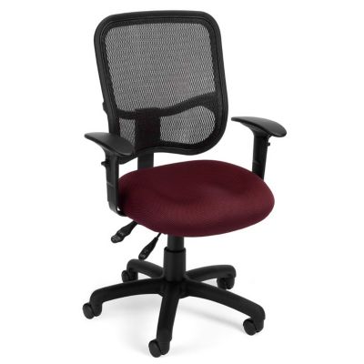 Fabric and Mesh Ergonomic Task Chair, OFM-130-AA