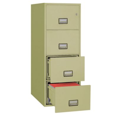 Fireproof Vertical File - Four Drawer, 31-1/2"D, PHS-4-31