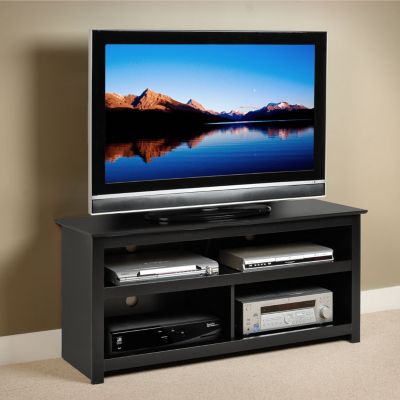 Vasari Black Finish TV Stand, PRP-BPV-4701