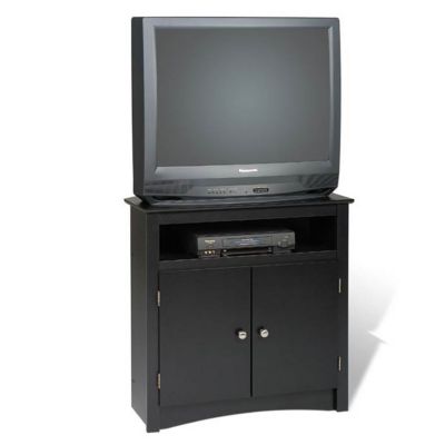 Black Tall Corner TV Cabinet, PRP-BTV-3232