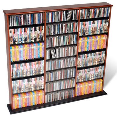 Cherry and Black Triple Width Wall Storage Unit, PRP-CMA-0960