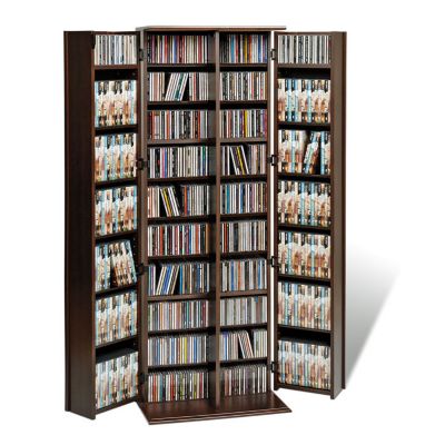 Large Media Cabinet with Locking Doors, PRP-LS-0448
