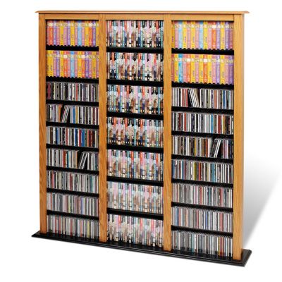 Oak Triple-Width Barrister Tower, PRP-OMB-1200