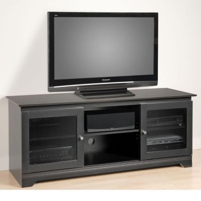 Black Francesca Flat Panel TV Stand, PRP-BFG-5924