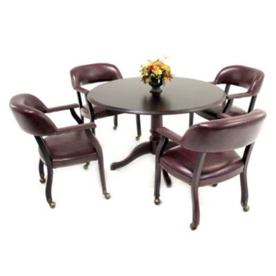 Traditional Round Conference Table - 42" Diameter, REN-85042-8001