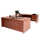 U-Desk with Two Locking Pedestals - 66"W, REN-L6630UD U-Desk with Two Locking Pedestals - 66"W, REN-L6630UD