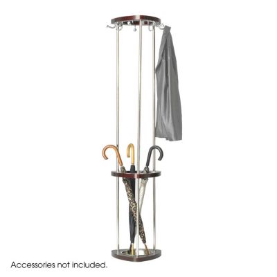 Wood Coat Rack with Umbrella Holder, SAF-4214