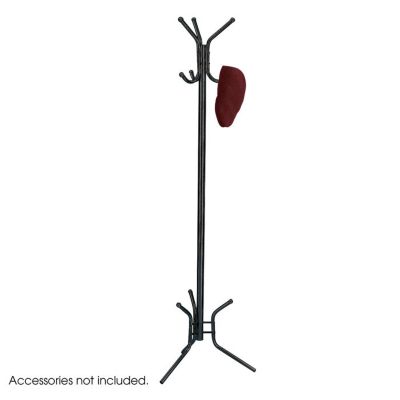 Black Six Hook Coat Rack, SAF-4215BL