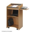 Executive Mobile Lectern with Side Shelf, SAF-8918 Executive Mobile Lectern with Side Shelf, SAF-8918