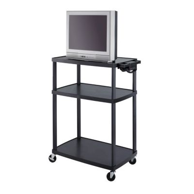 Adjustable Height Plastic AV Cart, SAF-8944