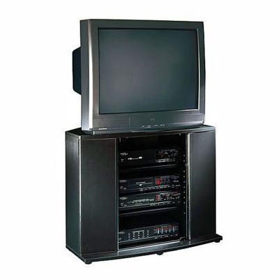 Black Corner TV Stand, SAU-5454