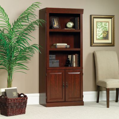 Heritage Hill Traditional Bookcase with Doors, SAU-2792