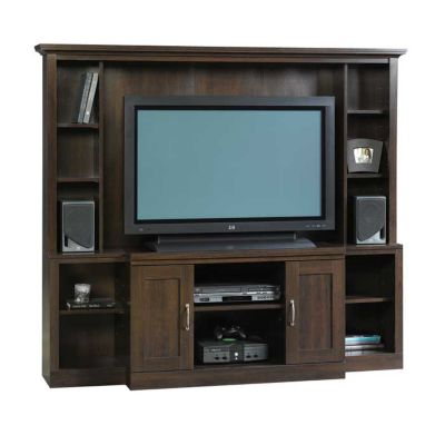 Cinnamon Cherry Flat Panel Entertainment Center, SAU-403932