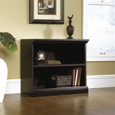 Estate Black Two Shelf Bookcase, SAU-412175