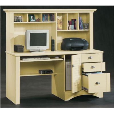 Harbor View Computer Desk with Hutch, SAU-401634S